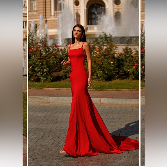 Alamour The Label Dresses & Skirts - NWT Red Mermaid Dress from Alamour the Label - “Serai”
